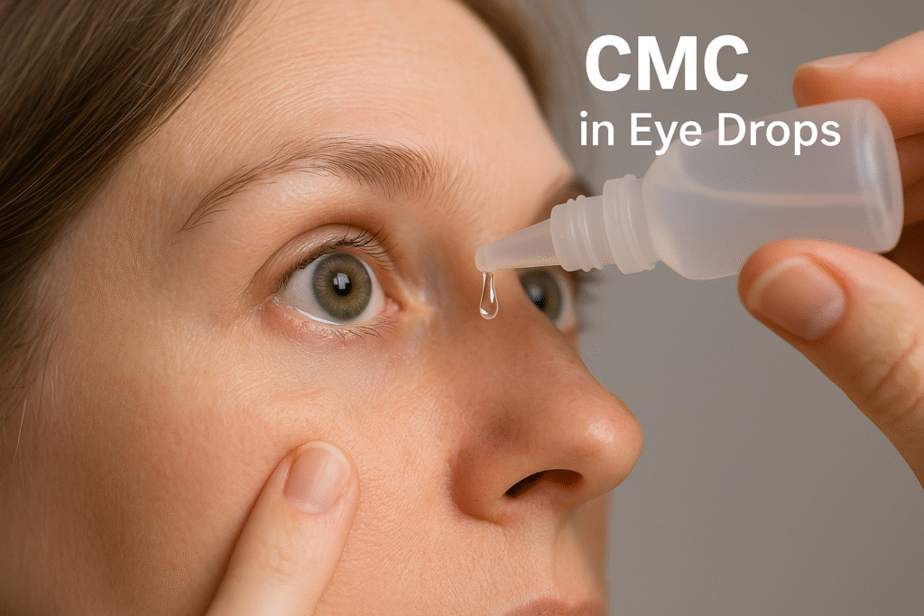 CMC-based eye drop solution CMC in eye drops