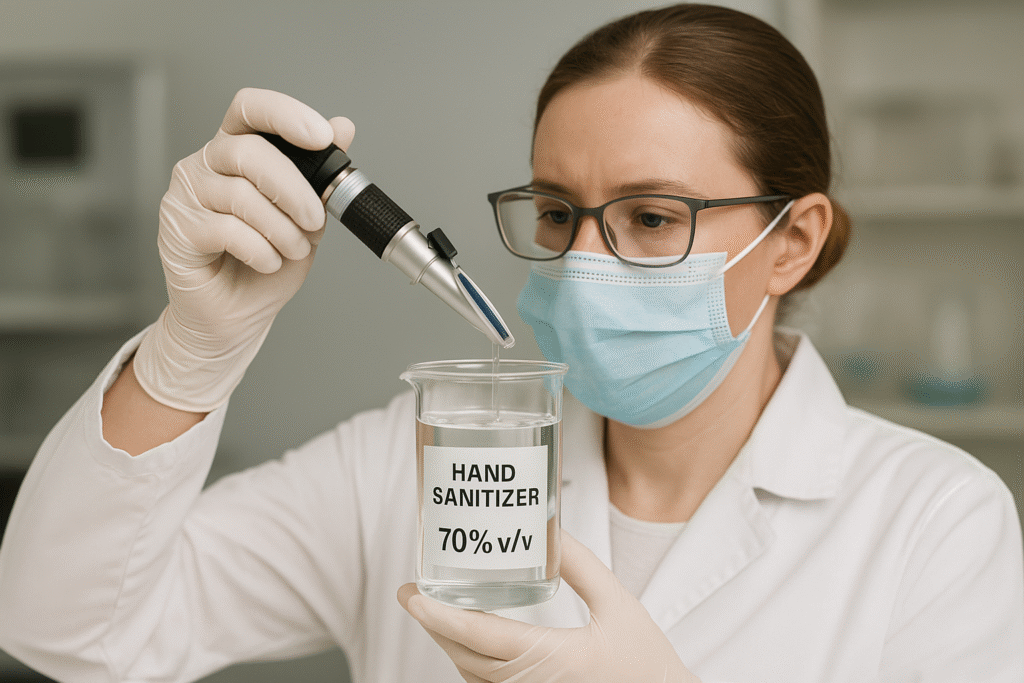 Testing alcohol concentration in hand sanitizer formulations alcohol concentration testing for hand sanitizer