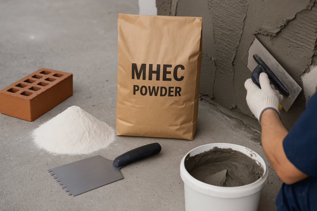 Methyl Hydroxyethyl Cellulose in construction applications MHEC powder applications in construction