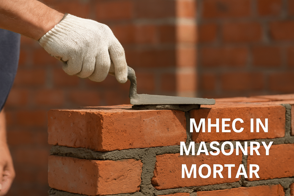 Masonry mortar with MHEC MHEC in masonry mortar application