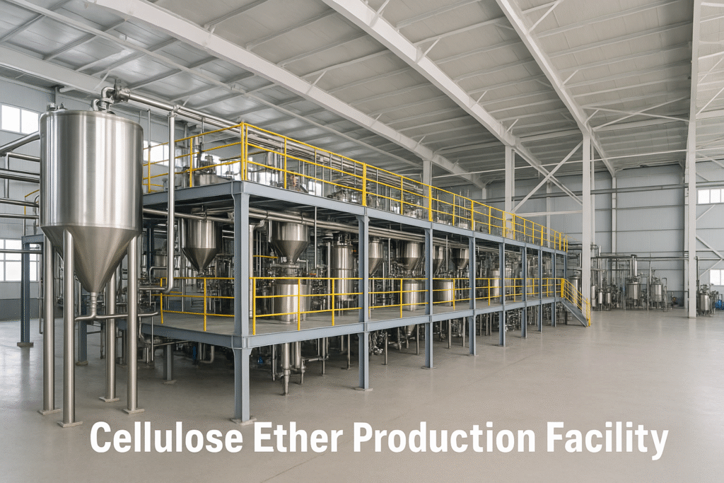 Modern cellulose ether production line Cellulose ether production facility