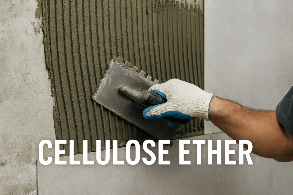 Application of cellulose ether in tile adhesive Cellulose ether application in construction