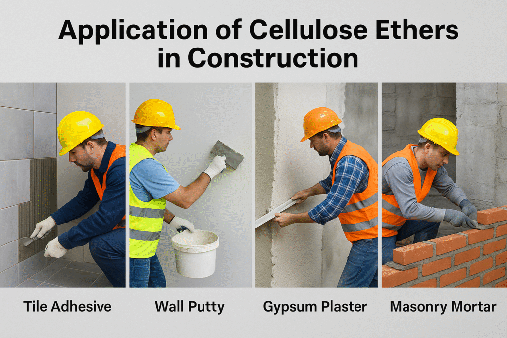 Application of cellulose ethers in construction Construction application