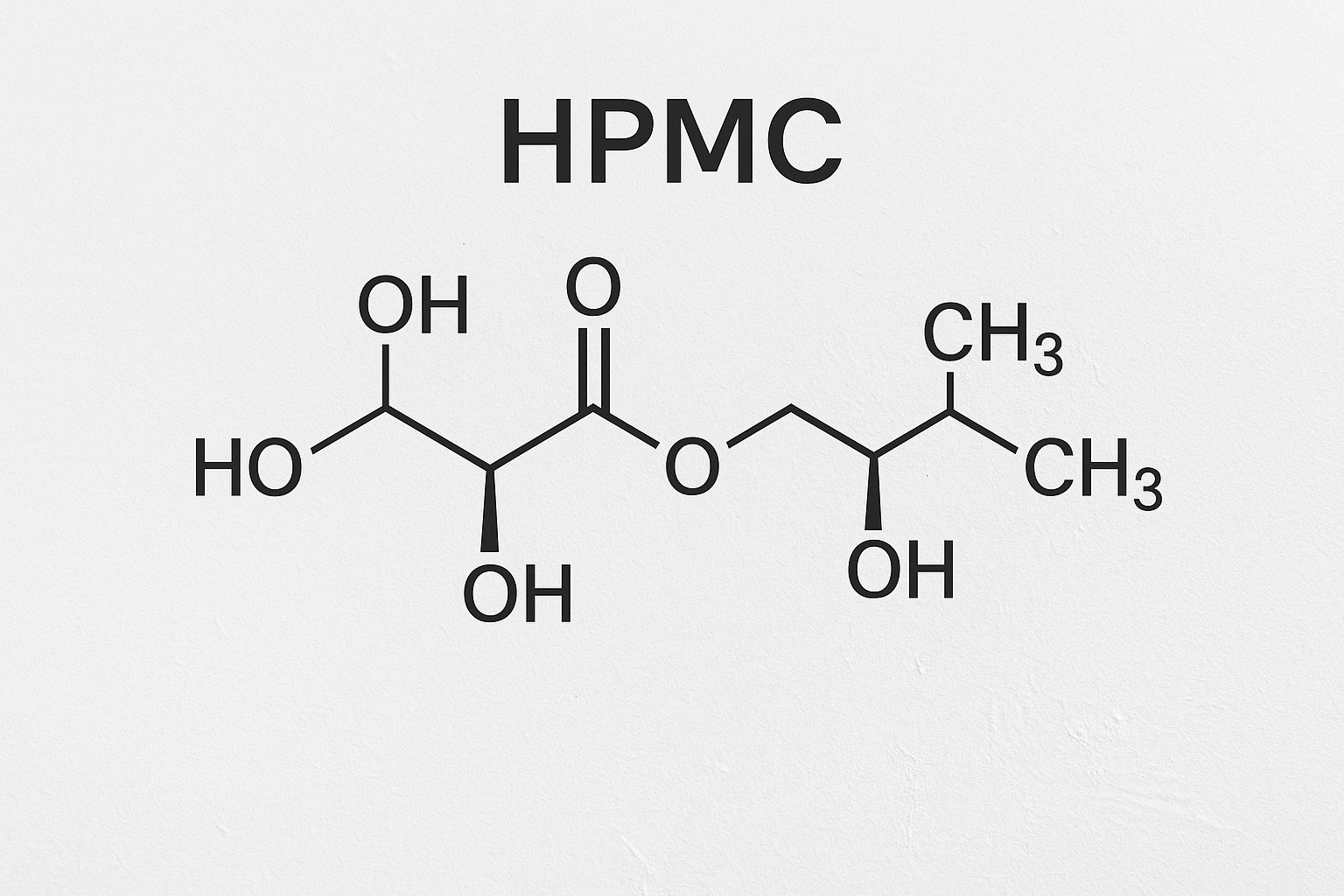 HPMC molecular structure diagram