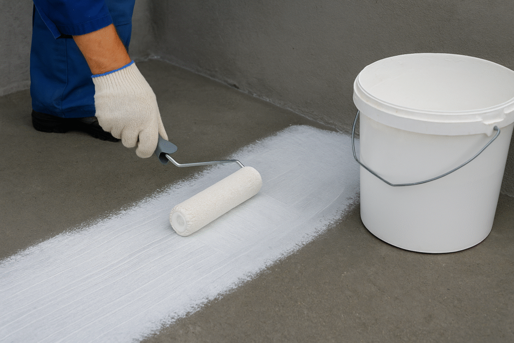 Acrylic RDP in waterproofing application
