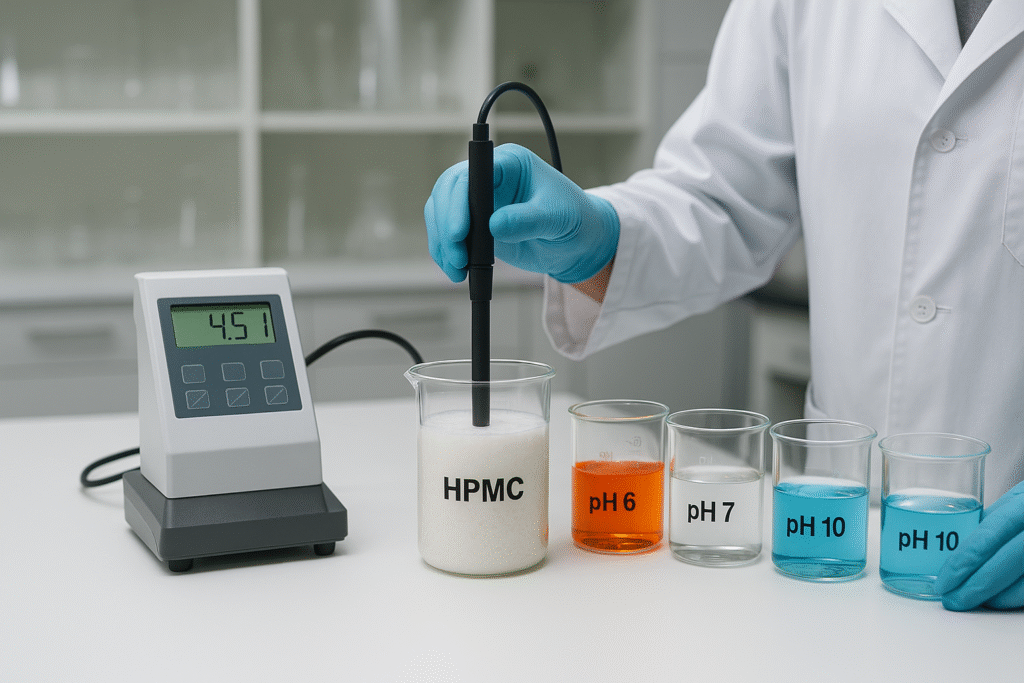 pH stability testing of HPMC
