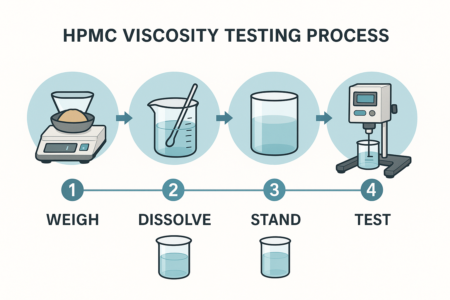 HPMC viscosity testing process