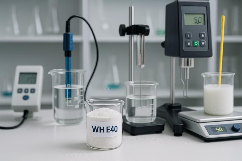 technical testing of WH E40