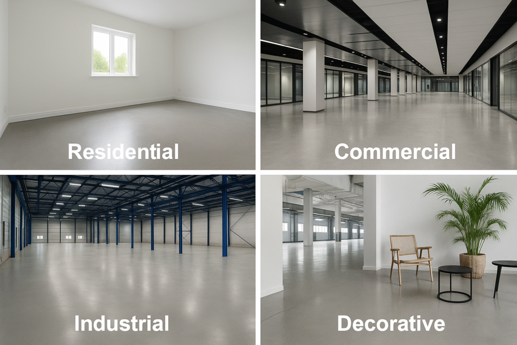 Various applications of cement self-leveling compound Application range of cement self-leveling compound