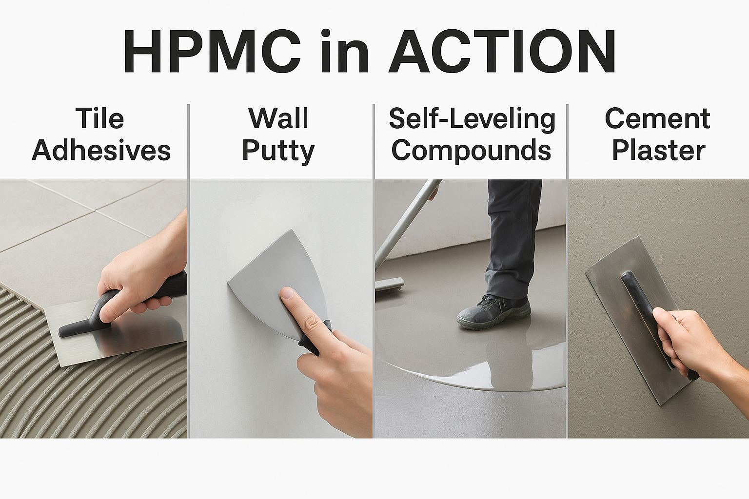 HPMC in construction applications alt with hydroxypropyl methylcellulose uses