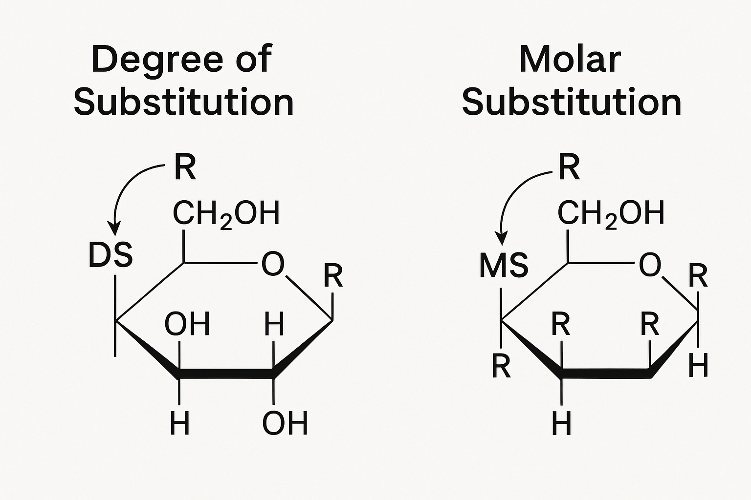 Diagram showing DS and MS concepts