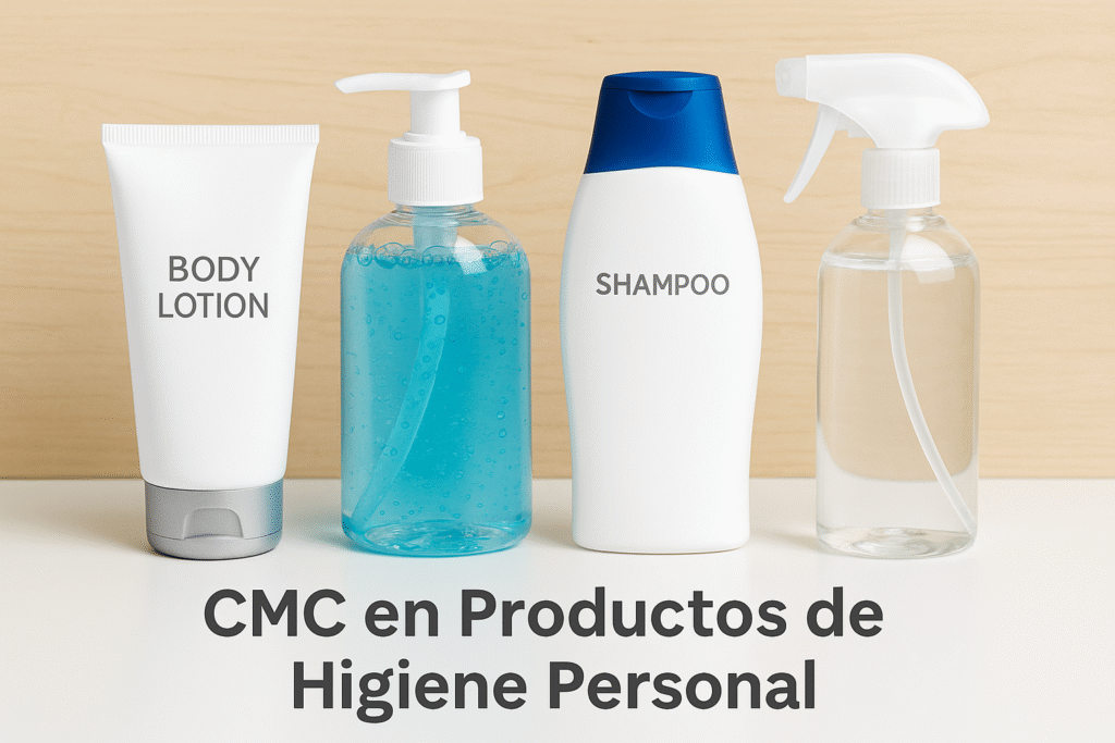 CMC en productos de higiene personal