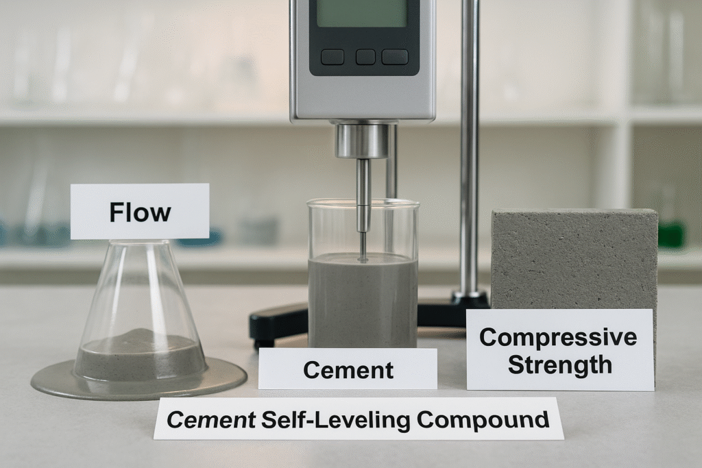 Cement self-leveling compound specifications
