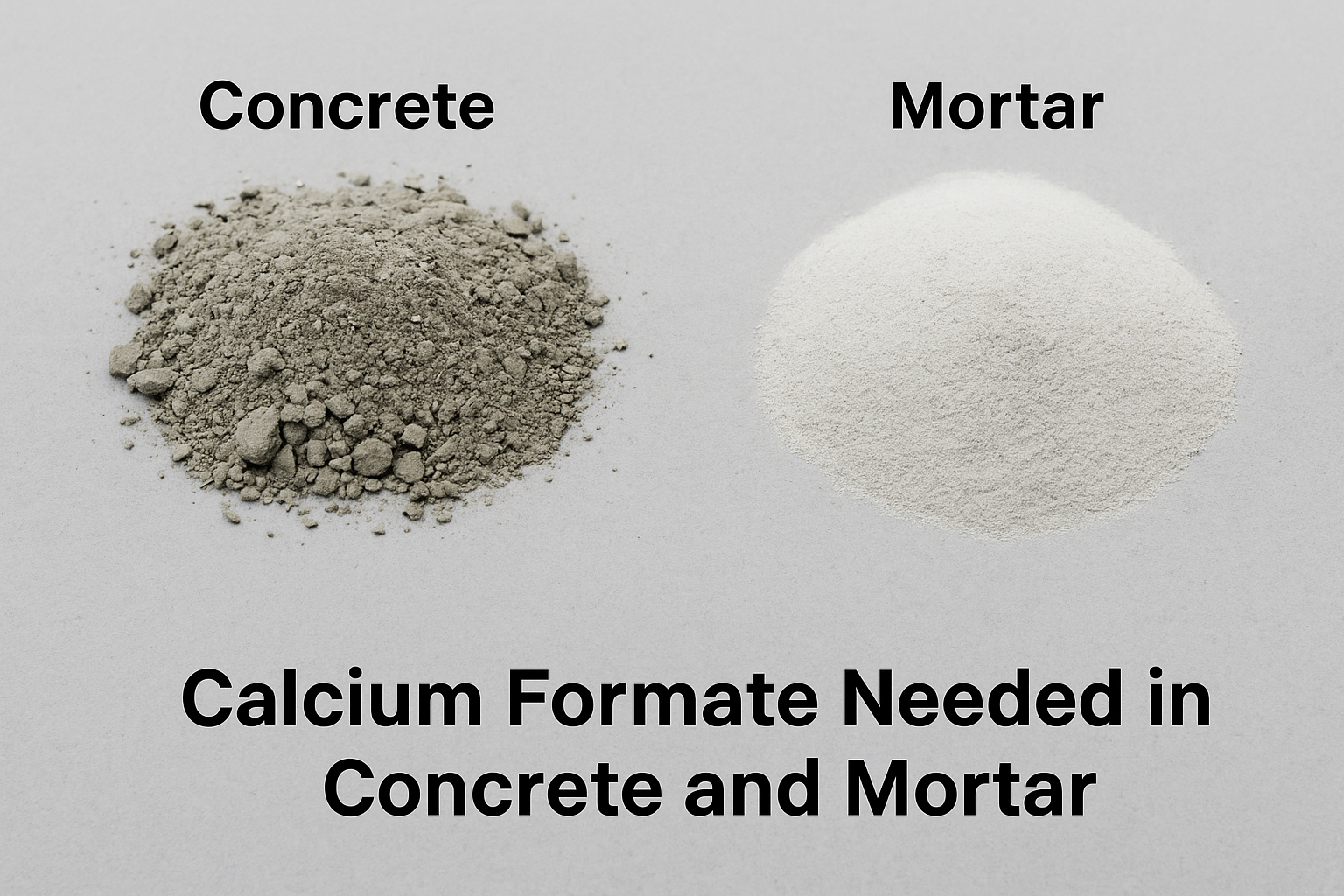 Calcium Formate Needed in Concrete and Mortar
