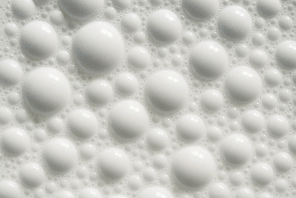 Close-up of EVA emulsion