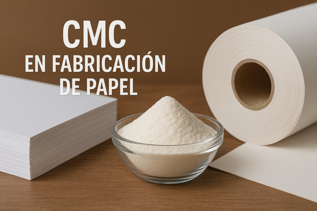 CMC en fabricación de papel