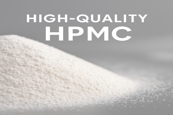 Close-up of high-quality HPMC powder