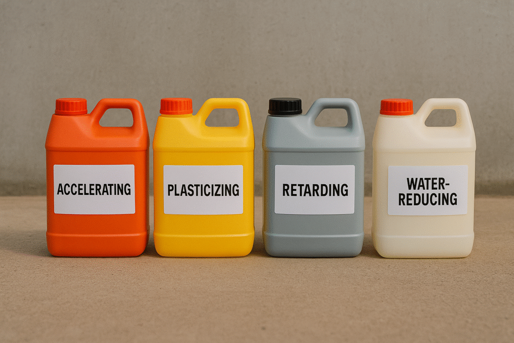 Various concrete admixtures types concrete admixtures classification