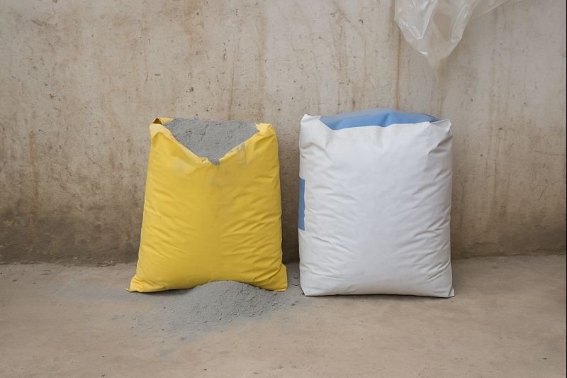 Improperly stored dry mix products Storage problems image