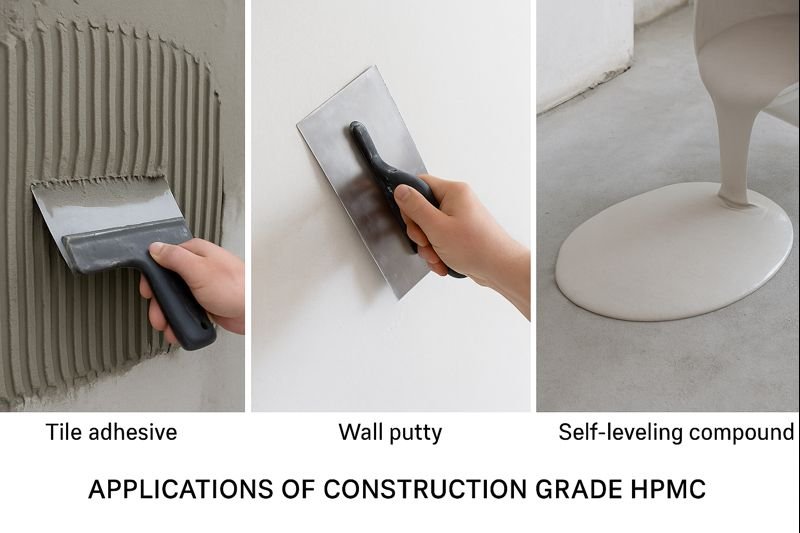 Various applications of construction grade HPMC Applications of construction grade HPMC