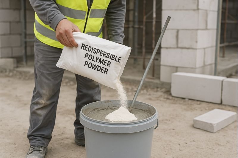 Redispersible polymer powder being used in construction Redispersible polymer powder construction applications
