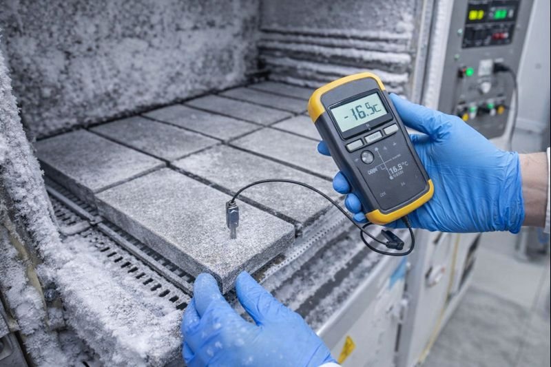 ceramic tile frost resistance testing
