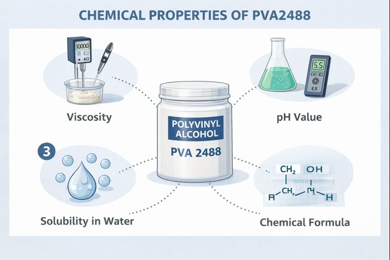 Chemical Properties of PVA2488 PVA2488 properties diagram