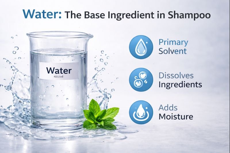 water as base ingredient