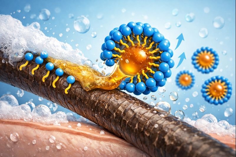 detergents cleaning action