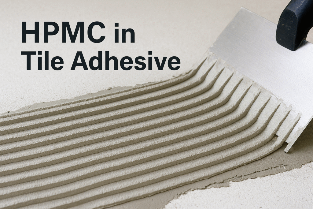 Tile adhesive with HPMC in use HPMC application in tile adhesive