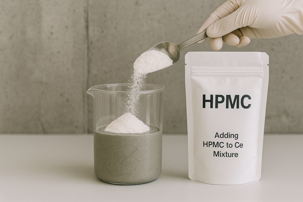 Adding HPMC to cement mixture HPMC application in cement mixture