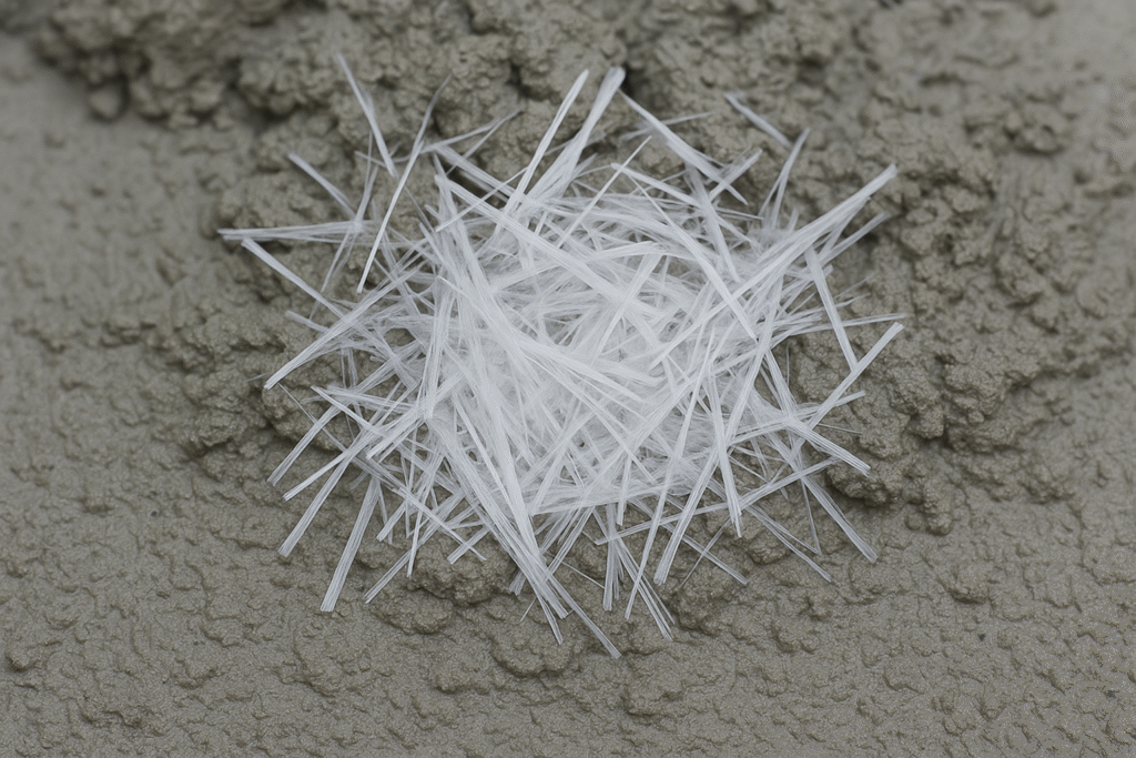 PP fibers for concrete reinforcement Polypropylene fibers mixed in concrete