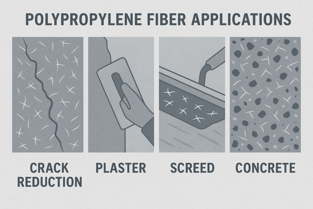 polypropylene fiber applications in construction
