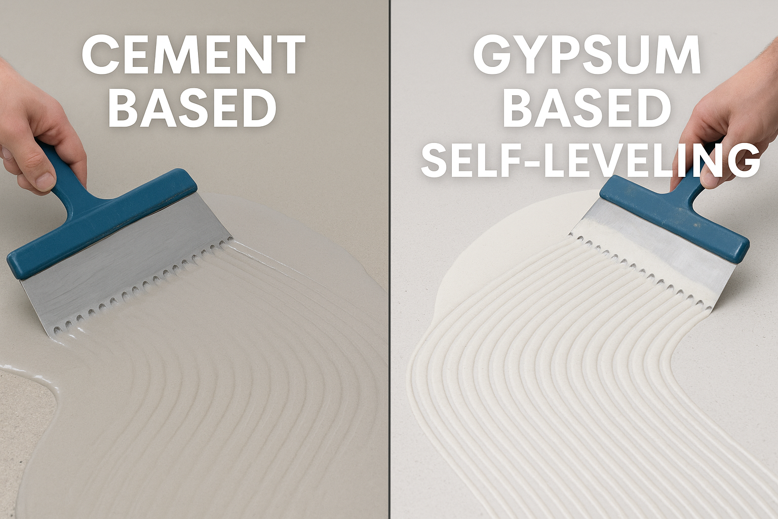 Cement Based and Gypsum Based Self-leveling