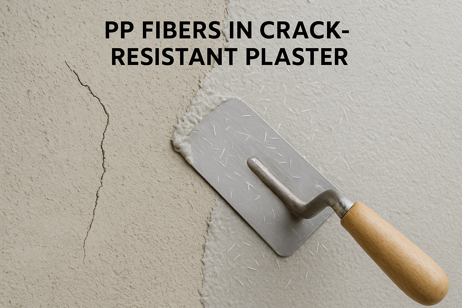 PP Fibers in Crack-Resistant Plaster
