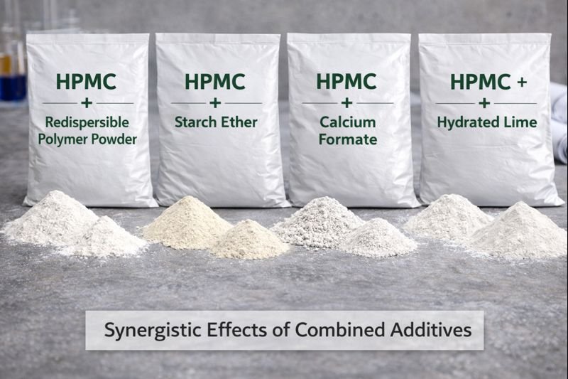 HPMC combined with other additives