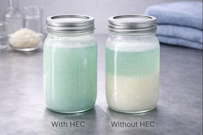 Preventing separation in homemade laundry detergent homemade laundry detergent stabilization