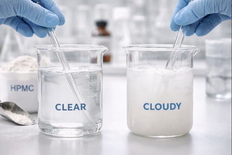 Water dissolution test for HPMC