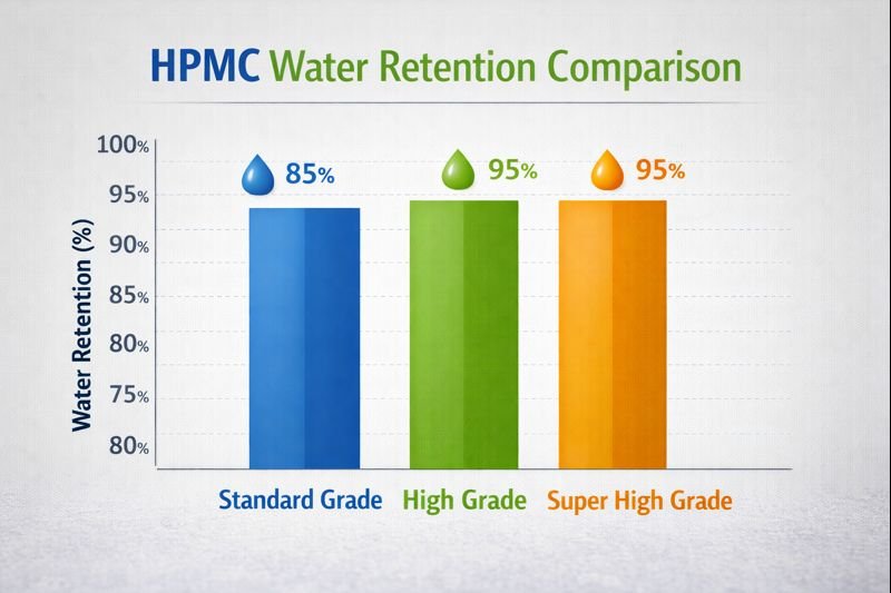 HPMC water retention comparison