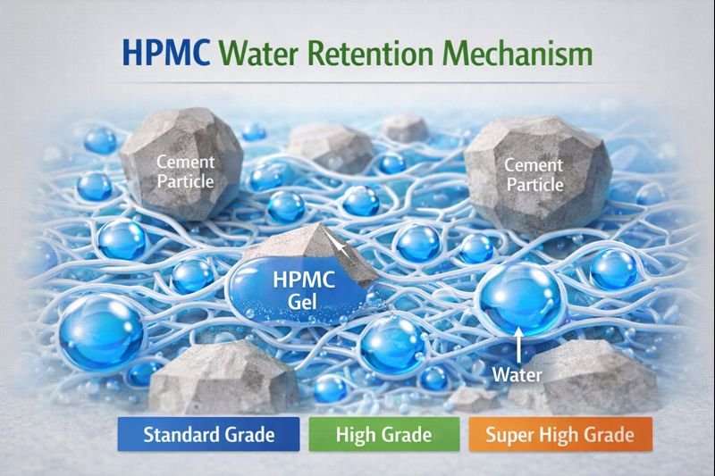 HPMC water retention mechanism