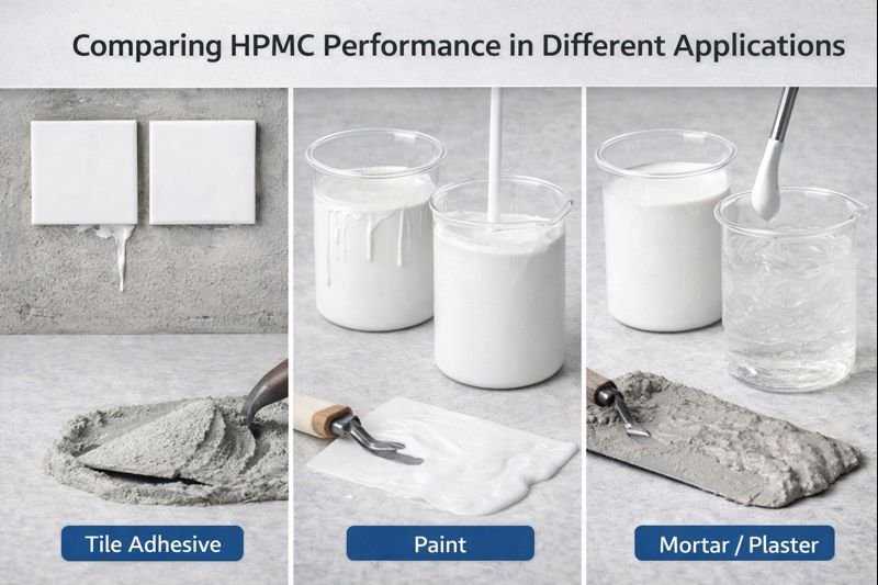 HPMC application performance comparison