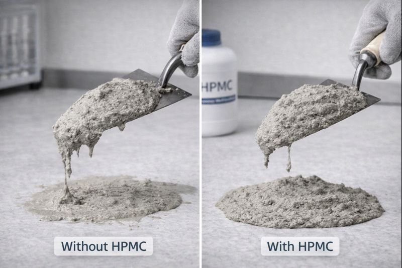 HPMC viscosity impact on mortar properties