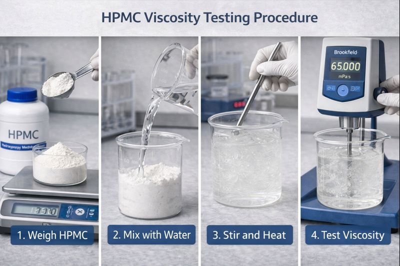 HPMC viscosity testing procedure