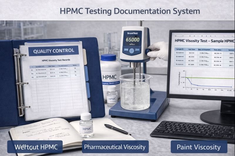 HPMC testing documentation system