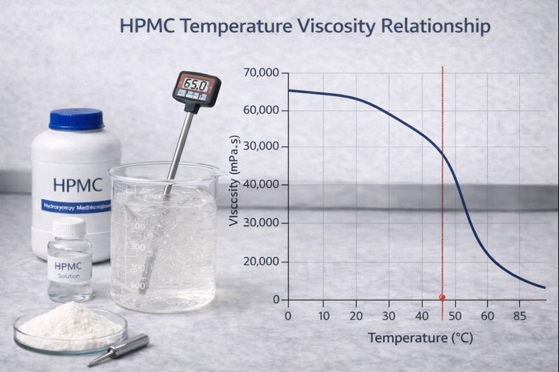 HPMC viscosity change with temperature HPMC temperature viscosity relationship