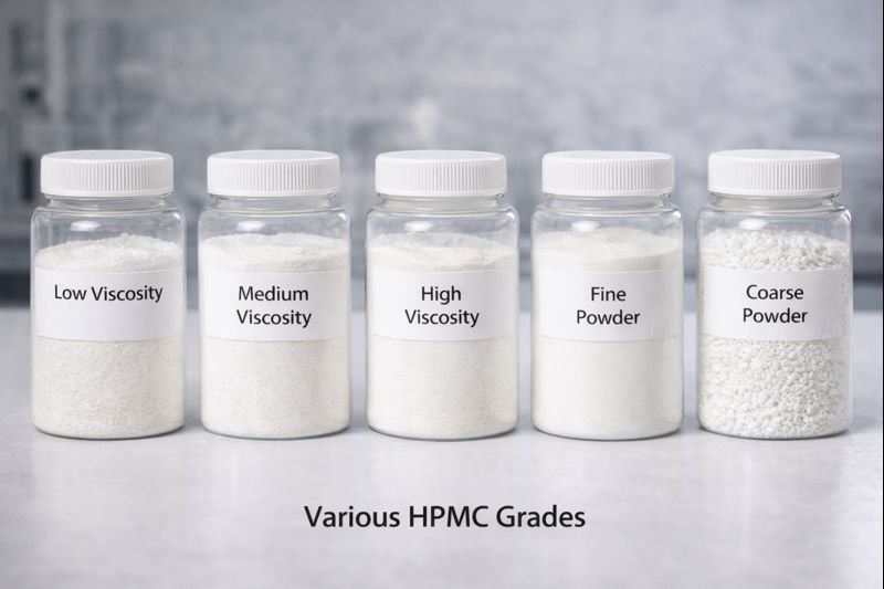 Various HPMC Grades Different HPMC grades
