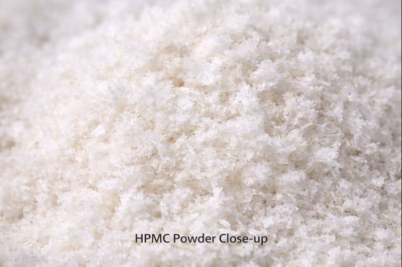 HPMC powder microscopic view HPMC powder close-up