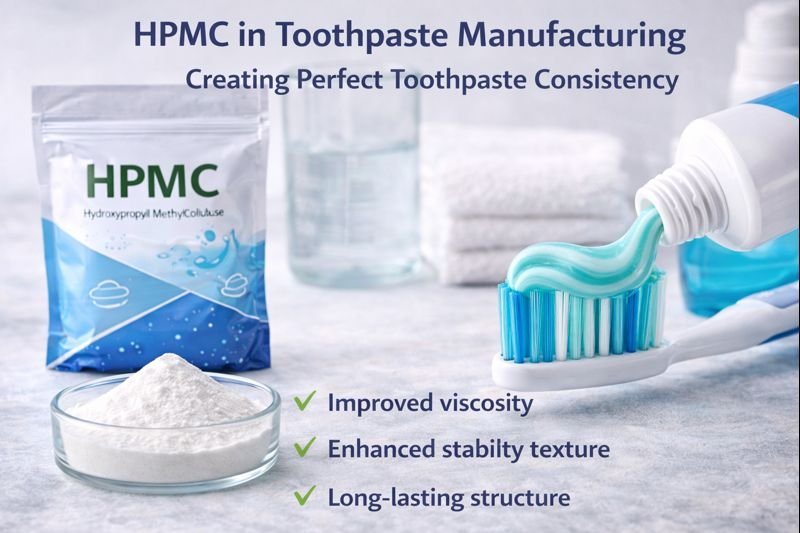 HPMC in toothpaste manufacturing