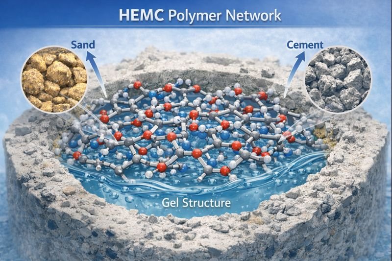 HEMC polymer network