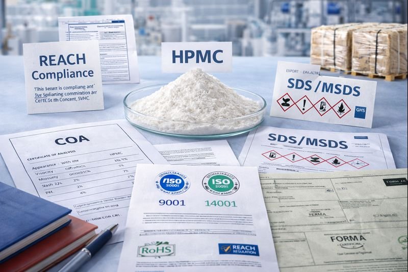 HPMC certification standards for export
